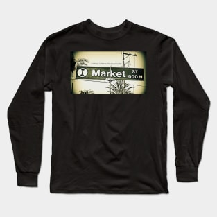 Market Street1, Inglewood, CA by Mistah Wilson Long Sleeve T-Shirt